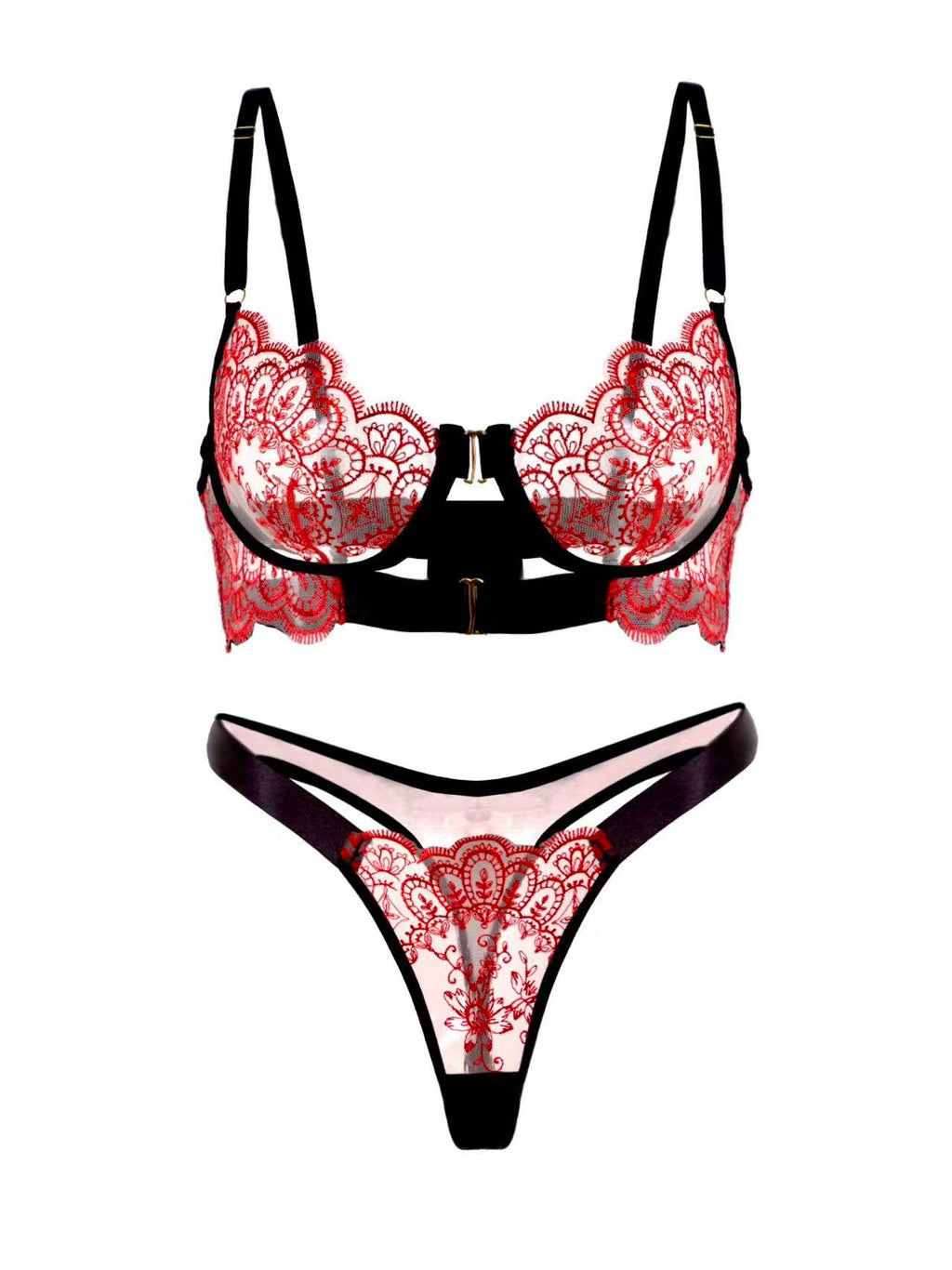 Passion Petals Lingerie Set
