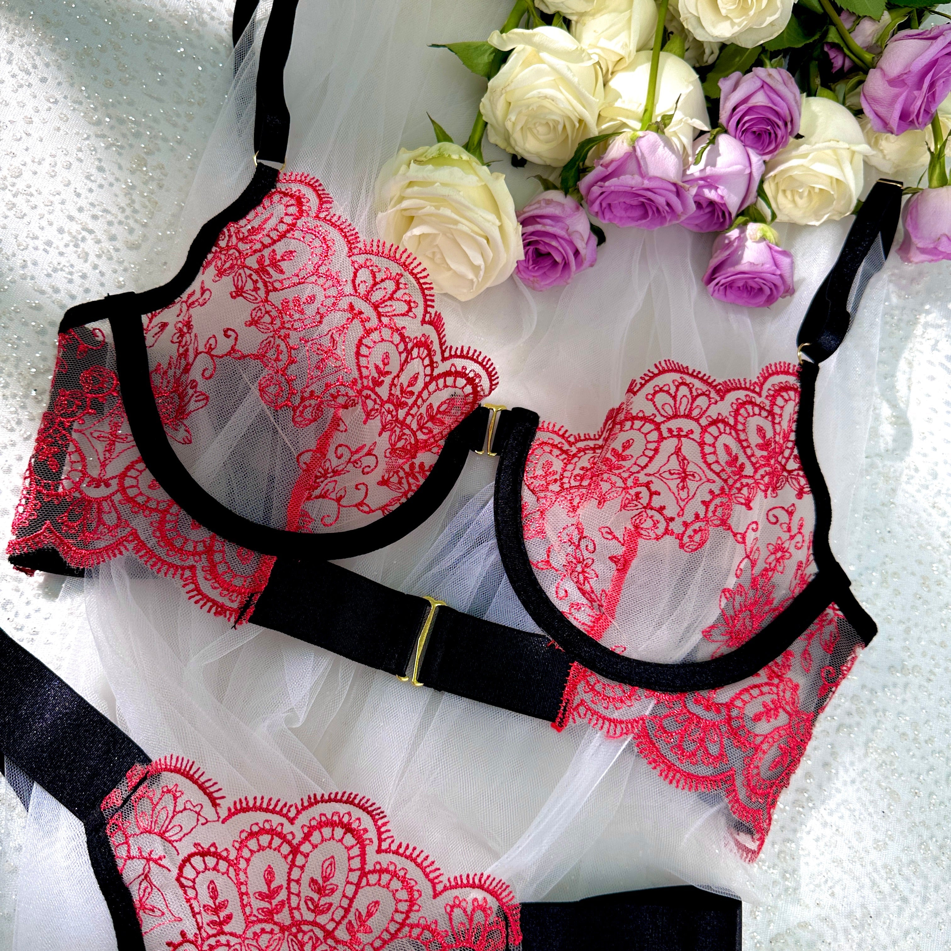 Passion Petals Lingerie Set