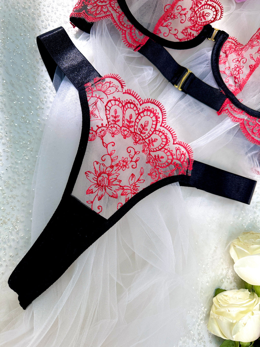 Passion Petals Lingerie Set