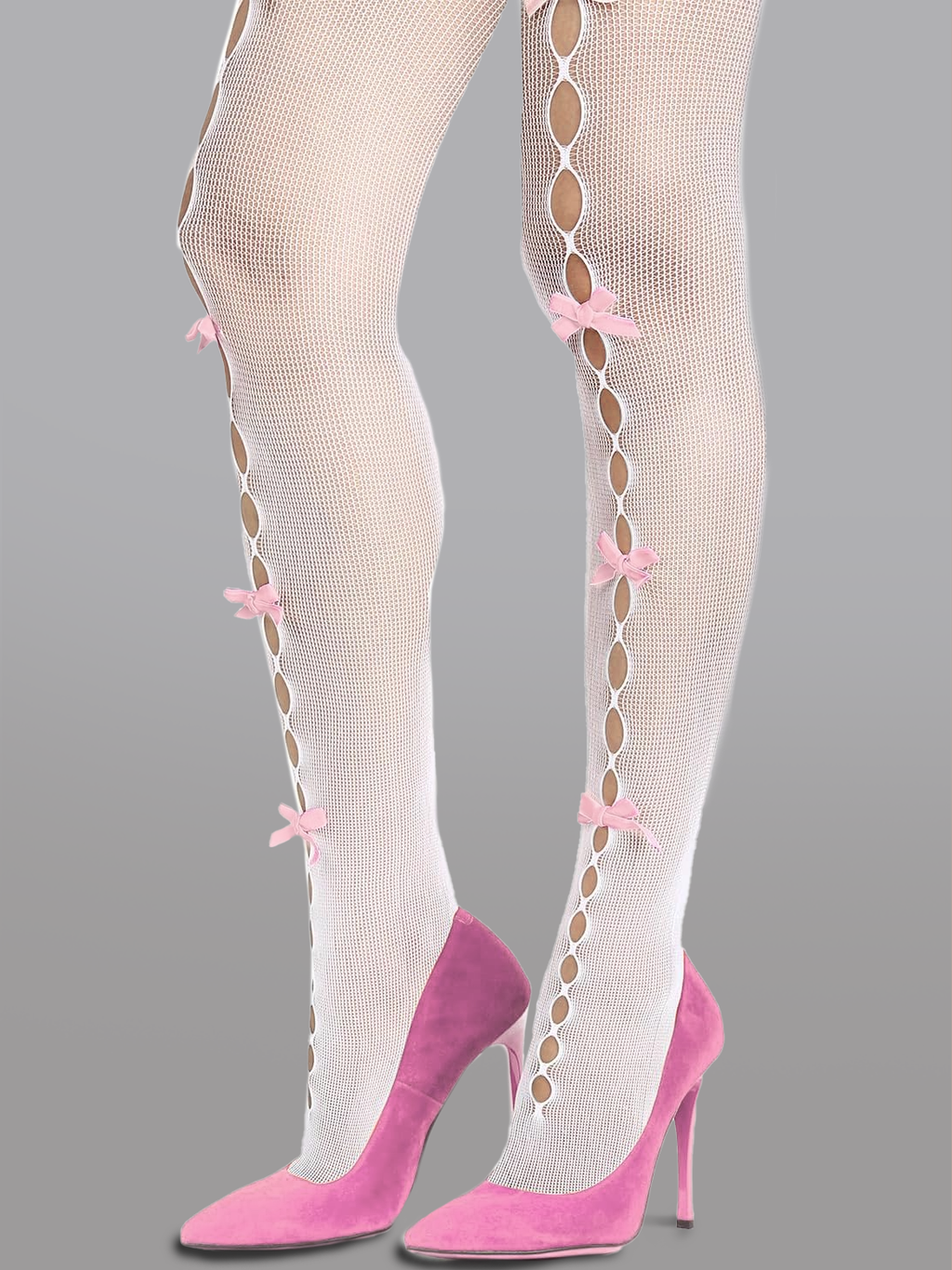 Cute Bow Hollow Out Tights