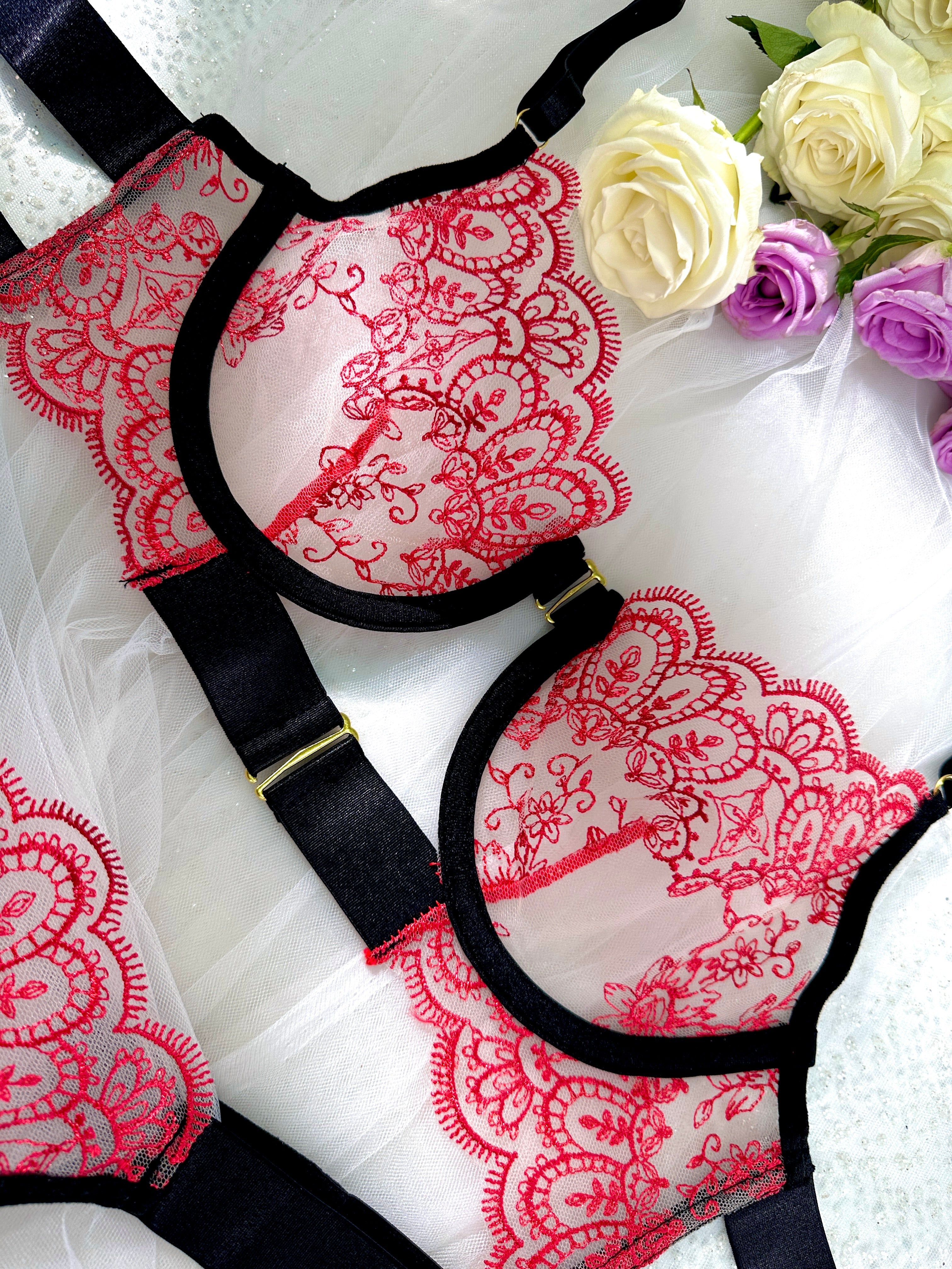 Passion Petals Lingerie Set