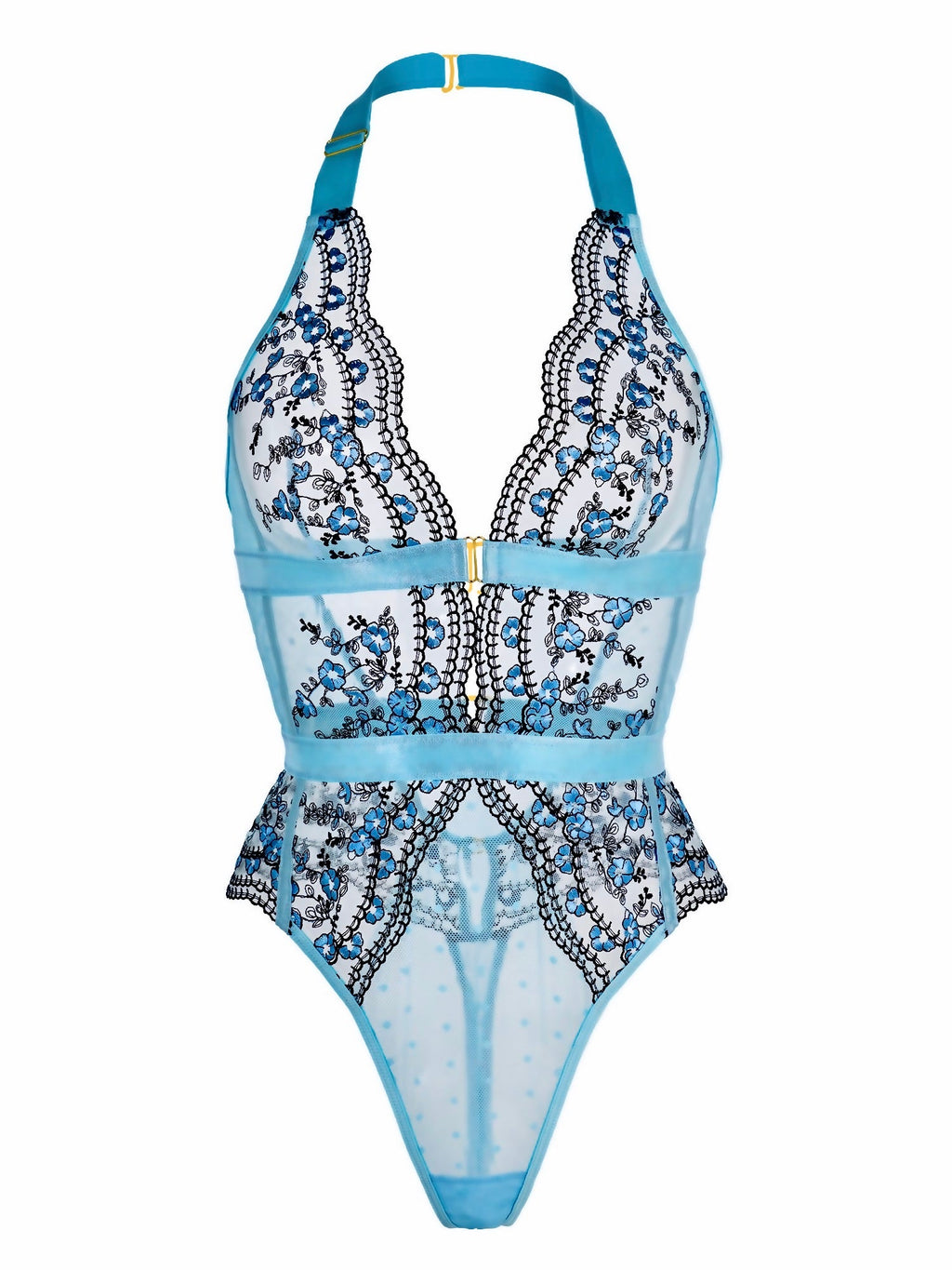 Tender Blossom Halter bodysuit